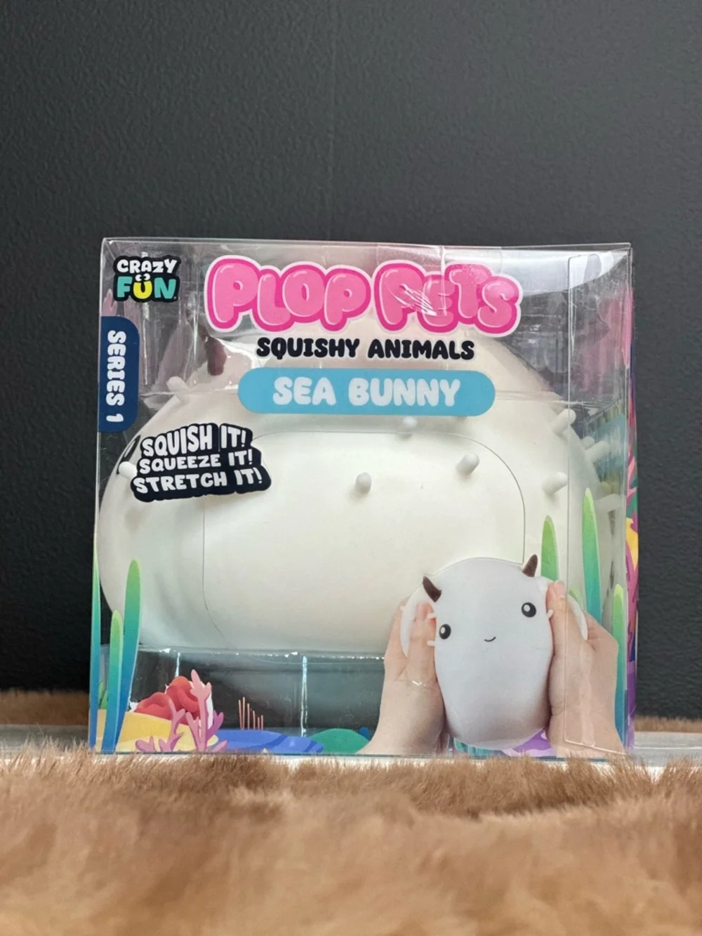 Plop Pets Sea Bunny Squishy Animal - White